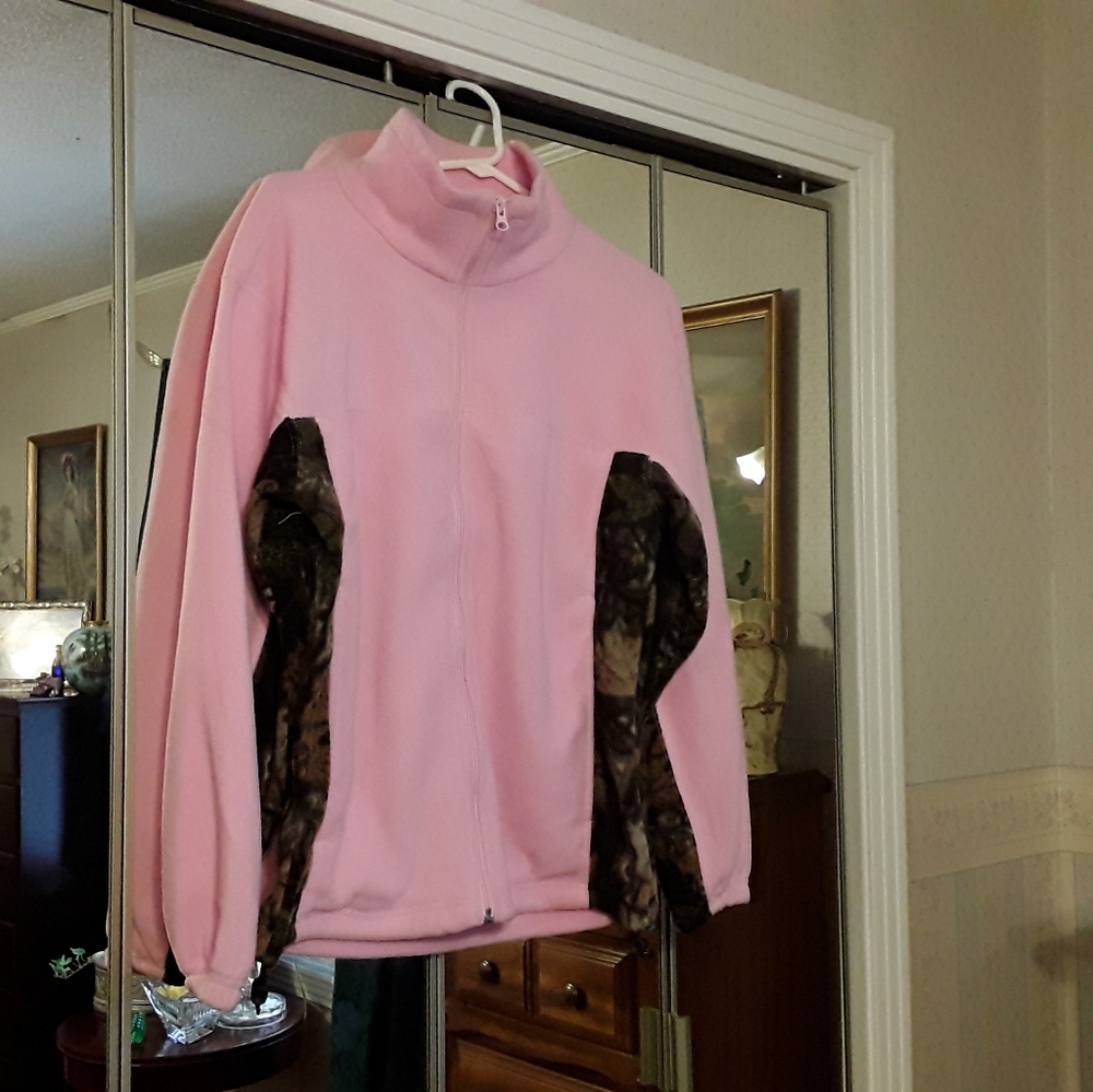 NEW WOOD'N TRAIL XS-REGULAR PINK FLEECE JACKET